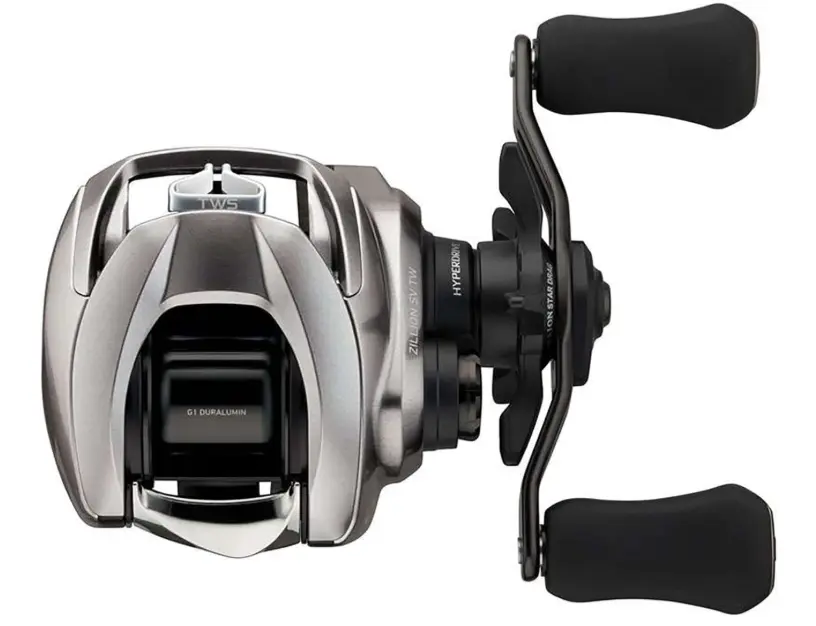Daiwa ZILLION SV BAITCASTING Reel - HIGH Speed Left Hand Retrieve, Black, 6.3